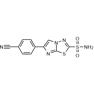 6-(4-Cyanophenyl)imidazo[2,1-b][1,3,4]thiadiazole-2-sulfonamide|CS-0255545