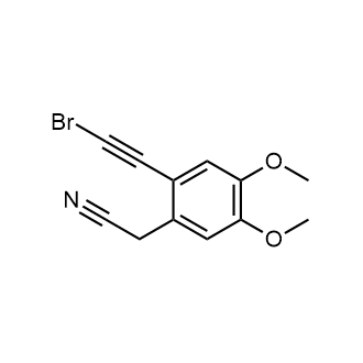 2-(2-(Bromoethynyl)-4,5-dimethoxyphenyl)acetonitrile|CS-0255688