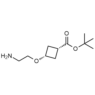 tert-Butyl rel-3-(2-aminoethoxy)cyclobutane-1-carboxylate|CS-0255729