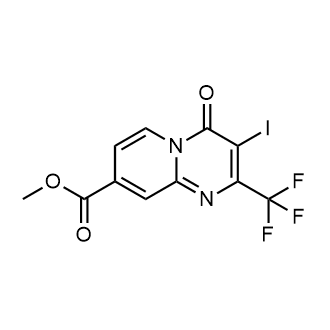 Methyl 3-iodo-4-oxo-2-(trifluoromethyl)-4H-pyrido[1,2-a]pyrimidine-8-carboxylate|CS-0255816