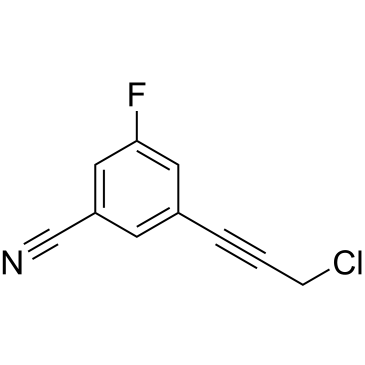 3-(3-Chloroprop-1-yn-1-yl)-5-fluorobenzonitrile|CS-0256597