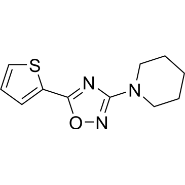1-[5-(thiophen-2-yl)-1,2,4-oxadiazol-3-yl]piperidine|CS-0256972
