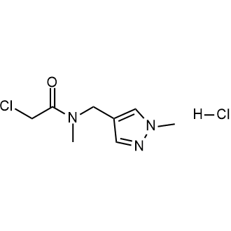 2-Chloro-N-methyl-N-[(1-methyl-1h-pyrazol-4-yl)methyl]acetamide hydrochloride|CS-0257065