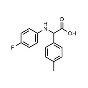 2-[(4-fluorophenyl)amino]-2-(4-methylphenyl)acetic acid|CS-0257475