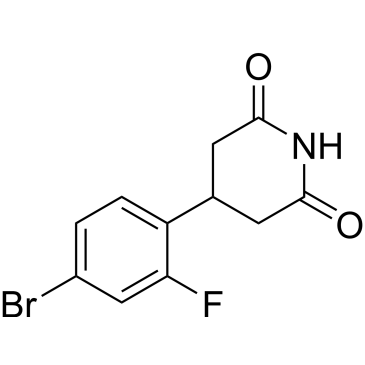 4-(4-Bromo-2-fluorophenyl)piperidine-2,6-dione|CS-0257520