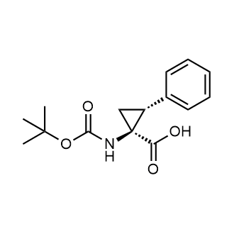 Rac-(1r,2s)-1-{[(tert-butoxy)carbonyl]amino}-2-phenylcyclopropane-1-carboxylic acid, cis|CS-0257635