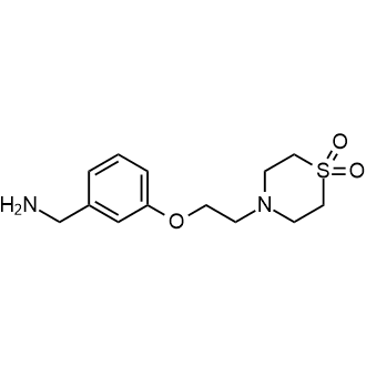 4-{2-[3-(aminomethyl)phenoxy]ethyl}-1lambda6-thiomorpholine-1,1-dione|CS-0257668