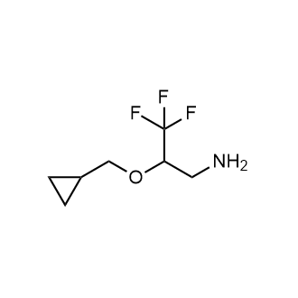 2-(Cyclopropylmethoxy)-3,3,3-trifluoropropan-1-amine|CS-0257937