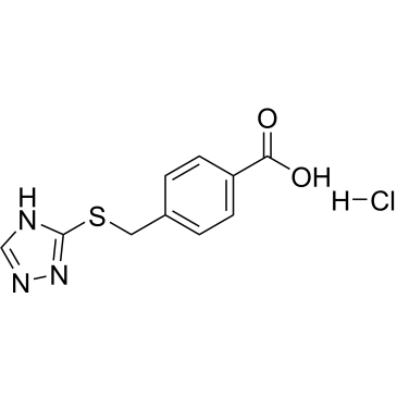 4-[(4h-1,2,4-triazol-3-ylsulfanyl)methyl]benzoic acid hydrochloride|CS-0258081