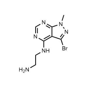 N-(2-Aminoethyl)-3-bromo-1-methyl-1H-pyrazolo[3,4-d]pyrimidin-4-amine|CS-0258383