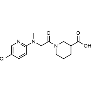 1-{2-[(5-chloropyridin-2-yl)(methyl)amino]acetyl}piperidine-3-carboxylic acid|CS-0259122