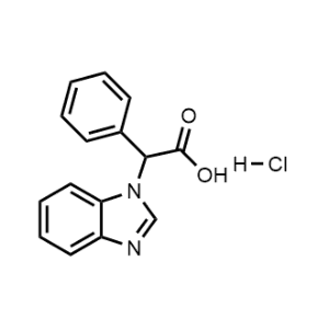 2-(1h-1,3-Benzodiazol-1-yl)-2-phenylacetic acid hydrochloride|CS-0259283