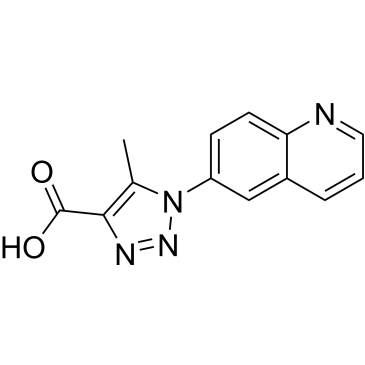 5-Methyl-1-(quinolin-6-yl)-1h-1,2,3-triazole-4-carboxylic acid|CS-0259431