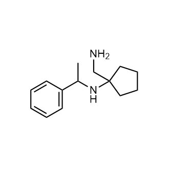1-(Aminomethyl)-N-(1-phenylethyl)cyclopentan-1-amine|CS-0259459