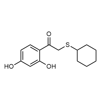 2-(Cyclohexylsulfanyl)-1-(2,4-dihydroxyphenyl)ethan-1-one|CS-0259774