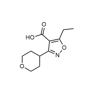 5-Ethyl-3-(oxan-4-yl)-1,2-oxazole-4-carboxylic acid|CS-0259843