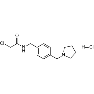 2-Chloro-N-{[4-(pyrrolidin-1-ylmethyl)phenyl]methyl}acetamide hydrochloride|CS-0260267