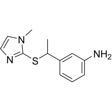3-{1-[(1-methyl-1h-imidazol-2-yl)sulfanyl]ethyl}aniline|CS-0260374
