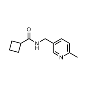 N-[(6-Methylpyridin-3-yl)methyl]cyclobutanecarboxamide|CS-0260409