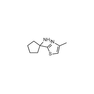 1-(4-Methyl-1,3-thiazol-2-yl)cyclopentan-1-amine|CS-0260535