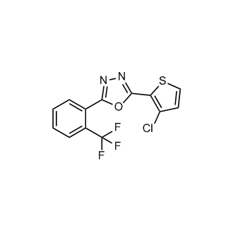 2-(3-Chlorothiophen-2-yl)-5-[2-(trifluoromethyl)phenyl]-1,3,4-oxadiazole|CS-0260551