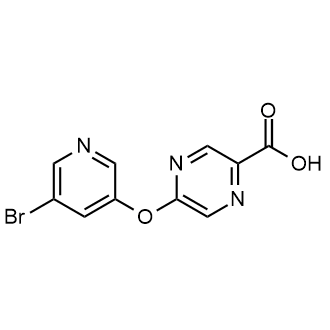5-[(5-bromopyridin-3-yl)oxy]pyrazine-2-carboxylic acid|CS-0260646