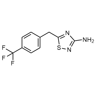 5-{[4-(trifluoromethyl)phenyl]methyl}-1,2,4-thiadiazol-3-amine|CS-0260707