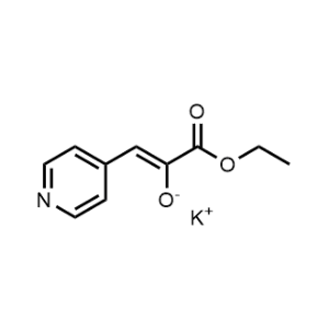 Potassium 3-ethoxy-3-oxo-1-(pyridin-4-yl)prop-1-en-2-olate|CS-0260746