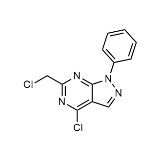 4-Chloro-6-(chloromethyl)-1-phenyl-1h-pyrazolo[3,4-d]pyrimidine|CS-0261669