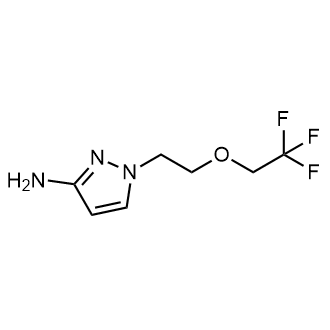 1-[2-(2,2,2-trifluoroethoxy)ethyl]-1h-pyrazol-3-amine|CS-0261894