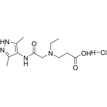 3-({[(3,5-dimethyl-1h-pyrazol-4-yl)carbamoyl]methyl}(ethyl)amino)propanoic acid hydrochloride|CS-0262202