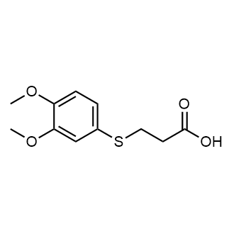 3-[(3,4-dimethoxyphenyl)sulfanyl]propanoic acid|CS-0262529
