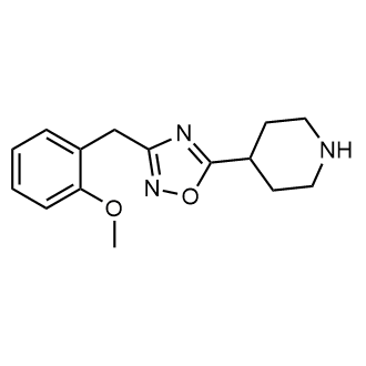 4-{3-[(2-methoxyphenyl)methyl]-1,2,4-oxadiazol-5-yl}piperidine|CS-0262541