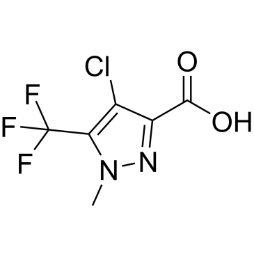 4-Chloro-1-methyl-5-(trifluoromethyl)-1h-pyrazole-3-carboxylic acid|CS-0262740