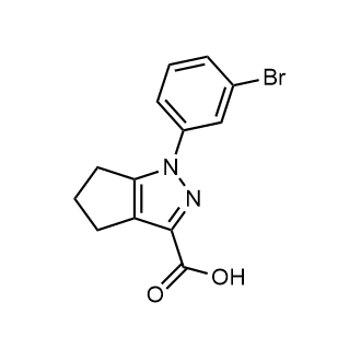 1-(3-Bromophenyl)-1h,4h,5h,6h-cyclopenta[c]pyrazole-3-carboxylic acid|CS-0263107