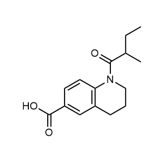 1-(2-Methylbutanoyl)-1,2,3,4-tetrahydroquinoline-6-carboxylic acid|CS-0263261