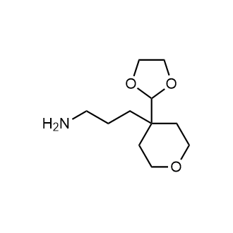 3-[4-(1,3-dioxolan-2-yl)oxan-4-yl]propan-1-amine|CS-0263362