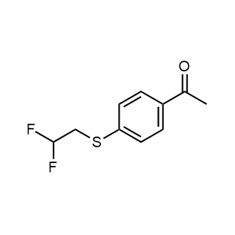1-{4-[(2,2-difluoroethyl)sulfanyl]phenyl}ethan-1-one|CS-0263393