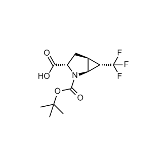 (1s,3s,5s,6s)-2-[(tert-butoxy)carbonyl]-6-(trifluoromethyl)-2-azabicyclo[3.1.0]hexane-3-carboxylic acid|CS-0263547