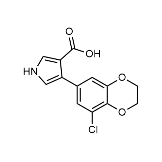 4-(8-Chloro-2,3-dihydro-1,4-benzodioxin-6-yl)-1h-pyrrole-3-carboxylic acid|CS-0263645
