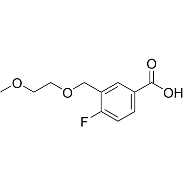 4-Fluoro-3-[(2-methoxyethoxy)methyl]benzoic acid|CS-0263857