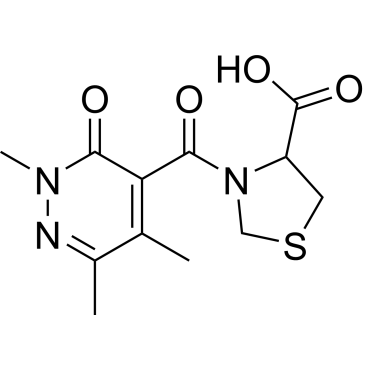 3-(2,5,6-Trimethyl-3-oxo-2,3-dihydropyridazine-4-carbonyl)-1,3-thiazolidine-4-carboxylic acid|CS-0263866