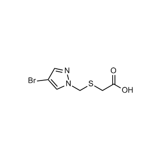2-{[(4-bromo-1h-pyrazol-1-yl)methyl]sulfanyl}acetic acid|CS-0264259