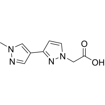 2-[3-(1-methyl-1h-pyrazol-4-yl)-1h-pyrazol-1-yl]acetic acid|CS-0264339