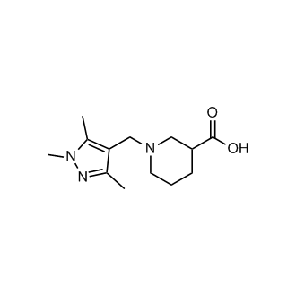 1-[(trimethyl-1h-pyrazol-4-yl)methyl]piperidine-3-carboxylic acid|CS-0264391