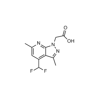 2-[4-(difluoromethyl)-3,6-dimethyl-1h-pyrazolo[3,4-b]pyridin-1-yl]acetic acid|CS-0264410