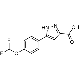 5-[4-(difluoromethoxy)phenyl]-1h-pyrazole-3-carboxylic acid|CS-0264460
