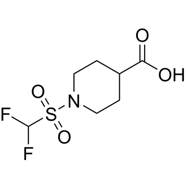 1-Difluoromethanesulfonylpiperidine-4-carboxylic acid|CS-0264585