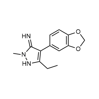 4-(1,3-Dioxaindan-5-yl)-5-ethyl-2-methyl-2,3-dihydro-1h-pyrazol-3-imine|CS-0264697