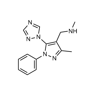 Methyl({[3-methyl-1-phenyl-5-(1h-1,2,4-triazol-1-yl)-1h-pyrazol-4-yl]methyl})amine|CS-0264862